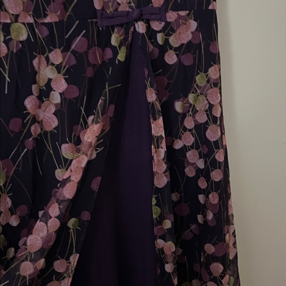 Floral Purple Dress - Picture 5 of 7